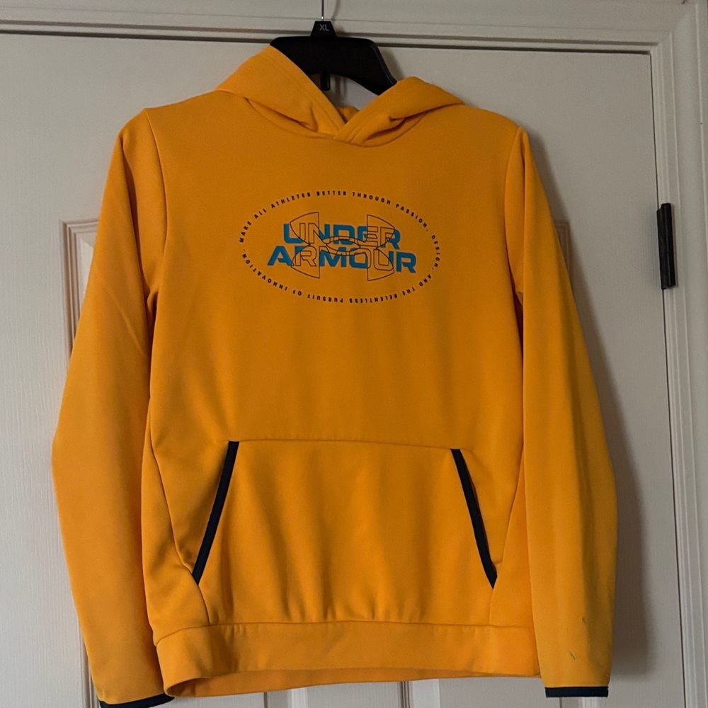 Under Armour boy’s Bright Yellow Hoodie size YL